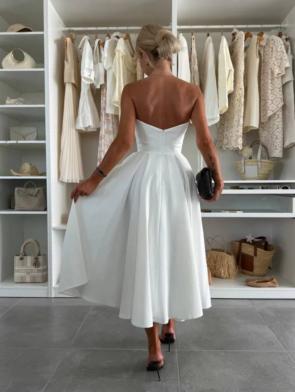 Elegant white Suknelė